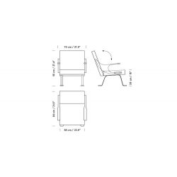 Armchair DIGAMMA Santa & Cole