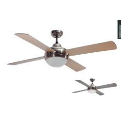 Ceiling Fan With Light CROSS NICKEL Sulion