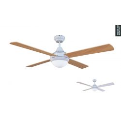 Ceiling Fan With Light CROSS WHITE Sulion
