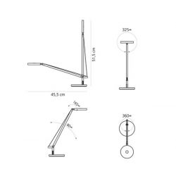 Lámpara de Mesa Led DEMETRA MICRO TABLE Artemide