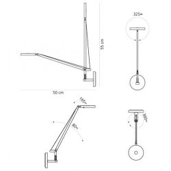 Lámpara Aplique Led DEMETRA MICRO Artemide