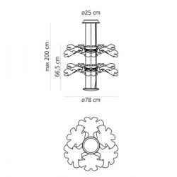 Led Suspension Lamp CHLOROPHILIA 2 Artemide