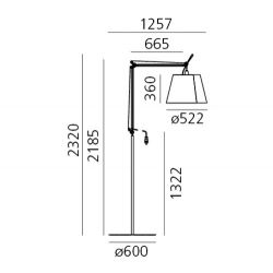 Outdoor Floor Lamp TOLOMEO PARALUME Artemide