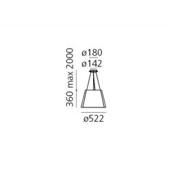 Lámpara Suspensión Exterior TOLOMEO PARALUME Artemide