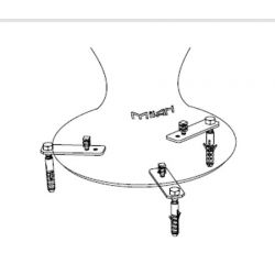 Fixed Base for Outdoor Floor Lamp ONA 6196-6197 Milán Iluminación