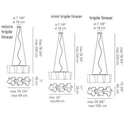 Lámpara Aplique LOGICO MINI 3 en LINEA Artemide