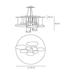 Lámpara Suspensión MERCURY Artemide