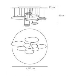 Lámpara Plafón MERCURY Artemide