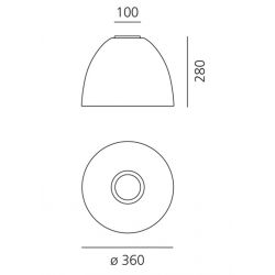 Ceiling lamp NUR MINI Artemide