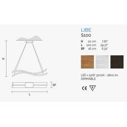 Suspension Lamp LIBE S100 Masiero