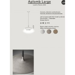 Suspension Lamp APLOMB LARGE Foscarini