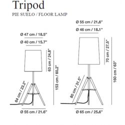 Floor Lamp TRIPOD Carpyen