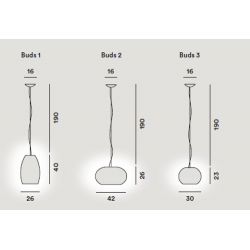 Suspension Lamp BUDS Foscarini