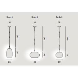 Suspension Lamp BUDS Foscarini