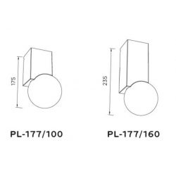 Ceiling Lamp CUB Pujol Iluminación