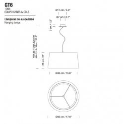 Suspension Lamp GT5 Santa & Cole