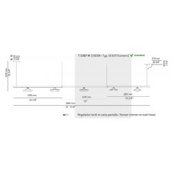 Suspensión Led BUTTON (carril 3) de Estiluz