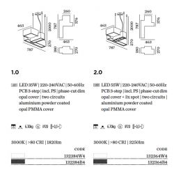 Led Suspension Lamp BEBOW 1.0 Wever & Ducré