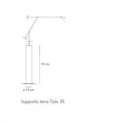 SOPORTE de Pie para TIZIO 35 Artemide