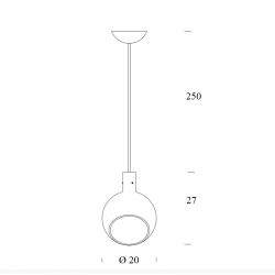 Lámpara de Suspensión Led PAROLA Fontana Arte