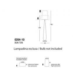 Lámpara Mesa NEW CLASSIC BON TON Penta