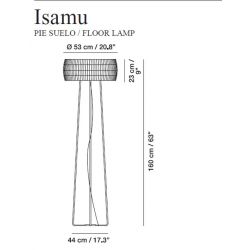 Lámpara Pie ISAMU Carpyen