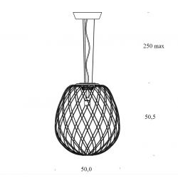 Suspension Lamp PINECONE Fontana Arte