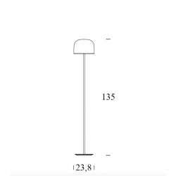 Floor Lamp Small EQUATORE Fontana Arte