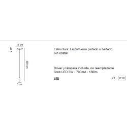 Led Suspension Lamp BLOW Almalight (1 Suspension)