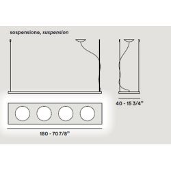 Lámpara de Suspensión DOLMEN Foscarini