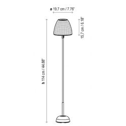 Outdoor Floor Lamp ATTICUS P/01 BATTERY