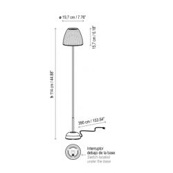 Outdoor Floor Lamp ATTICUS P/02 Bover