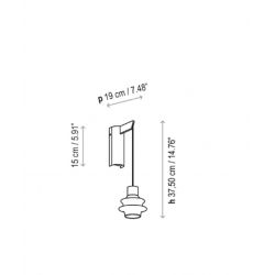 Lámpara Aplique DROP A/01 Bover