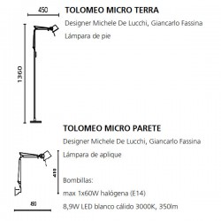 TOLOMEO MICRO Artemide (Only Body)