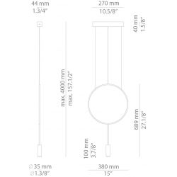 Suspension Lamp REVOLTA 3635 Estiluz