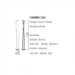 Lámpara de Pie CADMO LED Artemide