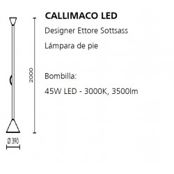 Lámpara de Pie CALLIMACO Artemide