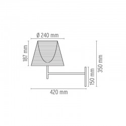 Lámpara Aplique KTRIBE W Flos