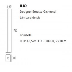 Led Floor Lamp ILIO Artemide