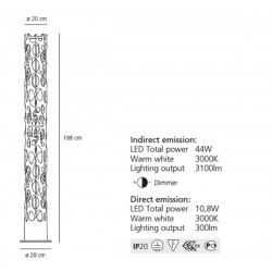 Lámpara de Pie Led NEW NATURE Artemide