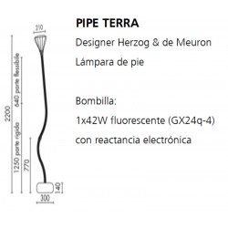 Lámpara de Pie PIPE TERRA Artemide