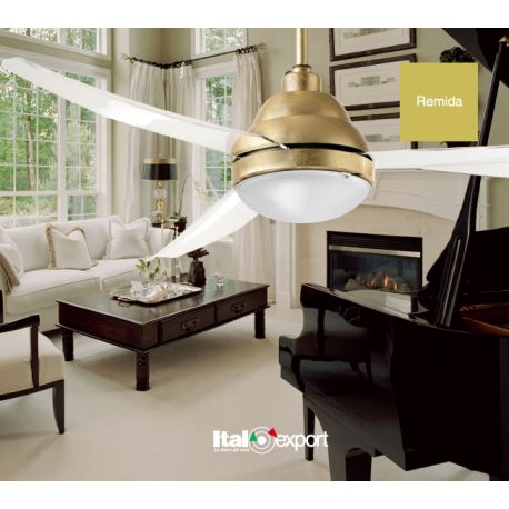 Ceiling Fan With Light REMIDA LED Italexport (Diam. 127)