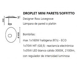 Aplique o Plafón DROPLET MINI Artemide