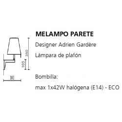 Wall Lamp MELAMPO PARETE Artemide