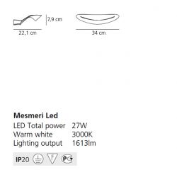 Wall Lamp MESMERI LED Artemide