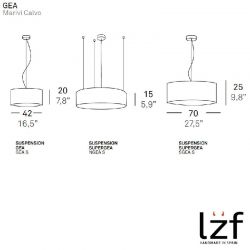 Lámpara de Suspensión GEA (Mate) LZF Lamps