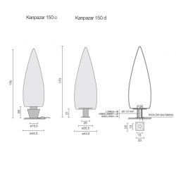 Outdoor Floor Lamp KANPAZAR C/D B.Lux