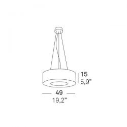 Lámpara de Suspensión SATURNIA LZF Lamps