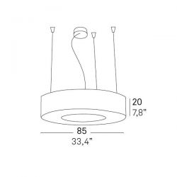 Suspension lamp SATURNIA (Medium) by LZF Lamps