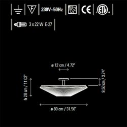 Ceiling Lamp SIAM 01 Bover
